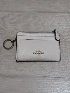 COACH ホワイトレザー パスケース