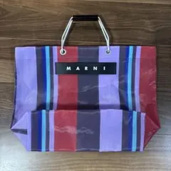 【ほぼ新品】MARNI MARKET STRIPEバッグ　トートバッグ