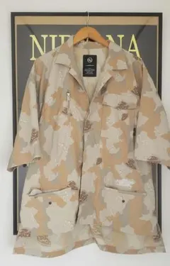 UNDERCOVER X GU ミリタリーシャツ　半袖　XLのサムネイル