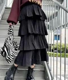 【23日まで】ティアードスカート