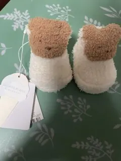 gelato pique ベビー靴下 クマ耳付き