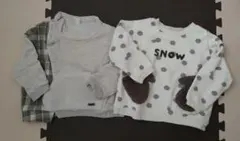 アプレレクール 90cm トレーナー 2枚セット