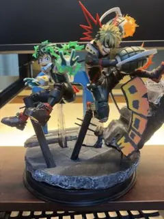 僕のヒーローアカデミア フィギュア 緑谷出久 爆豪勝己　ジオラマ　一番くじのサムネイル