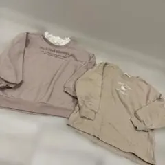 ハローキティ トレーナー ベージュ　保育園着