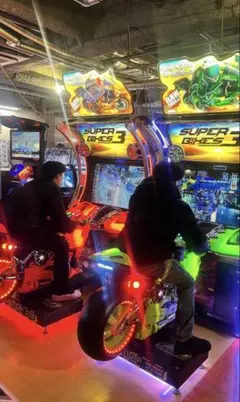 BIGBOY ワイドレッグデニムパンツ　旧ロゴ　ライトブルー