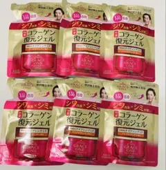 新品未開封　KOSEコラーゲン復元ジェル詰め替え6袋のサムネイル