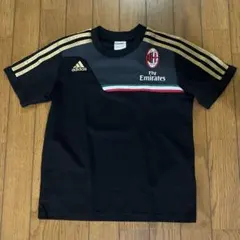 adidas ACミラン 140cm Tシャツ ブラック