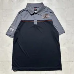 00s Harley-Davidson ハーレーダビッドソン ポロシャツ グレー