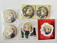 サカモトデイズ　神々廻　缶バッジ+ブロマイド+ステッカー7セット