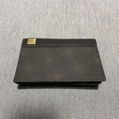 dunhill ダンヒル 名刺入れ カードケース 総柄 濃茶色