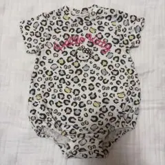 ハローキティ ヒョウ柄ロンパース 70cm