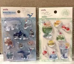 ウォーターシール　2枚セット　アクアリウム　メルティークリームソーダ