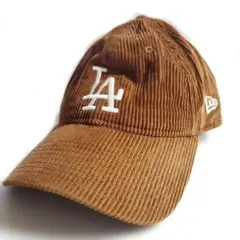 NEWERA　MLB　LA　ドジャース　ロゴ　コーデュロイ　キャップ