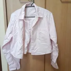 GU 長袖シャツ ピンク L
