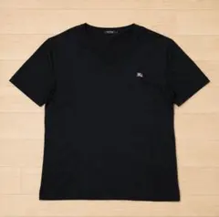 BURBERRY BLACK LABEL Vネック Tシャツ ブラック サイズ2のサムネイル