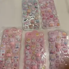 動物キャラクターシール 5シートセット