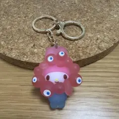 ミャクミャク マイメロ 立体マスコット クリアカラー キーホルダー マイメロディ