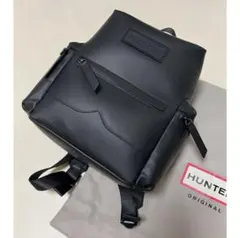 Hunter レザー　リュック　バックパック　ミニ　ブラックのサムネイル