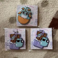 【非売品】　ブルーハムハム　ボールチェーンキーホルダー　3点セット