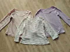 長袖肌着 3枚セット☆110㌢