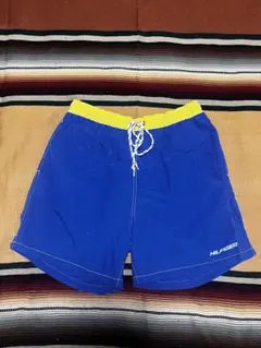 90s TOMMY HILFIGER スイムショーツ 水陸両用 ブルー×イエローのサムネイル