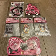 Happyくじ　マイメロ・クロミ　6点セット
