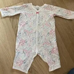 PETIT BATEAU 花柄ロンパース 6m/67cm