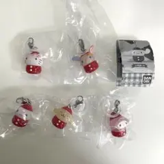 サンリオキャラクターズ　いちごめじるしアクセサリー　いちご　セミ　コンプリート