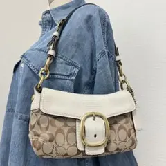 COACH✨コーチ　accessory pouch ミニバッグ　シグネチャー
