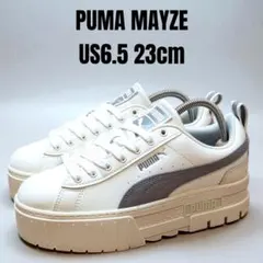 2024年モデル PUMA MAYZE プーマ メイズ 23cm ホワイト 厚底