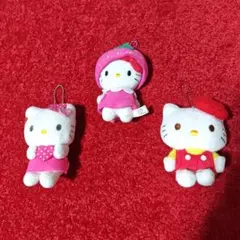 ハローキティ☆キーホルダー　3点セット