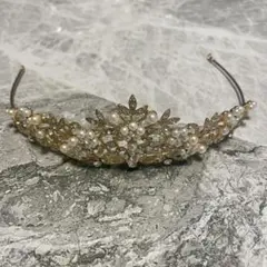 ゴールド　ティアラ　LoveTiara ラブティアラ　結婚式　ウエディング