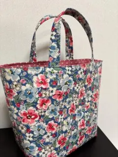 【ポーチセット】キャスキッドソン　ラミネート　トートバッグ　ハンドメイド　②