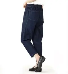 ヘビーウェイト デニム ルーズテーパードパンツS-M zootie