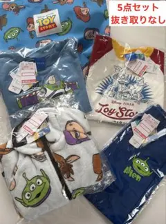 トイストーリー　福袋　サイズ100 5点セット　新品　ハッピーバッグ　ディズニー