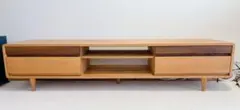 アクタス取扱 シンフォニー テレビボード 180cm 久和屋 タモ無垢材のサムネイル