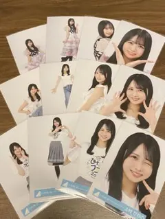 渡辺莉奈 日向坂46 生写真 夏フェス ロゴTシャツ ひな誕祭 12種コンプ