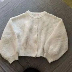 Pinkhunt ホワイト ニットカーディガン　XS