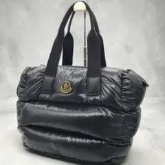 【極美品】MONCLER CARADOC キルティング トートバッグ ブラックのサムネイル