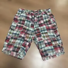 DEPT. パッチワーク チェック柄 ハーフパンツのサムネイル