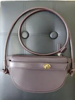 【美品】UNTITLED（アンタイトル）ラウンドミニショルダーバッグのサムネイル