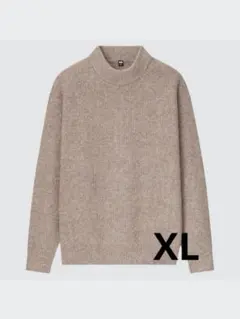 スフレヤーンモックネックセーター【UNIQLO】