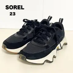 SOREL キネティックインパクト 厚底 スニーカー ブラック 23のサムネイル