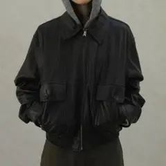 OHTORO / A2 Lambskin Jacket ブラック 完売品のサムネイル
