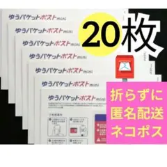 【20枚】即発送◎ ★匿名配送★ゆうパケットポスト mini ミニ 専用封筒