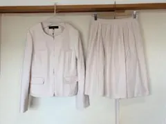 リフレクト❣️新品　ツイードジャケットとタフタスカート　9号　ベージュ