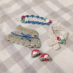 小さなお洋服 いちごセット