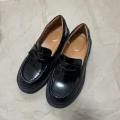 ユニクロ　ブラック　コンフィールタッチローファー　22.5cm UNIQLO
