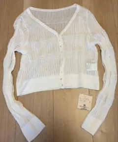 新品 proportion body dressing カーディガン　タグ付のサムネイル