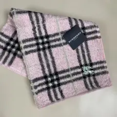 BURBERRY LONDON タオルハンカチ ピンク系